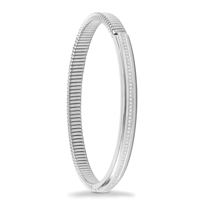 K Di Kuore Italian Diamond Bar Flexi Bangle - K442245