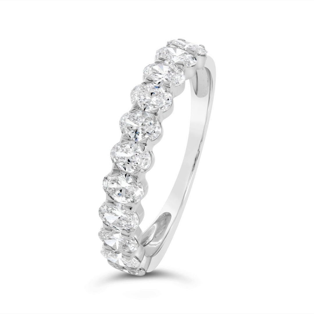Half Way Set Lab Grown Diamond Band