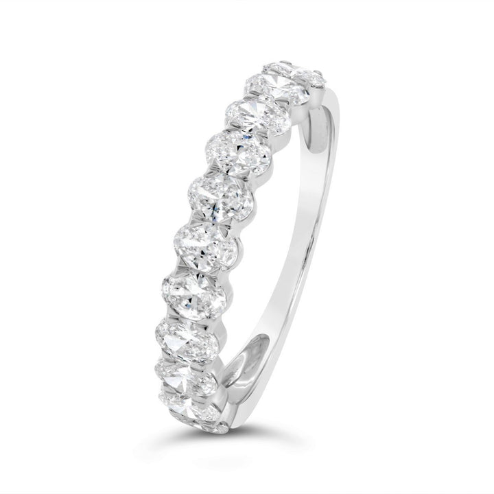 Half Way Set Lab Grown Diamond Band
