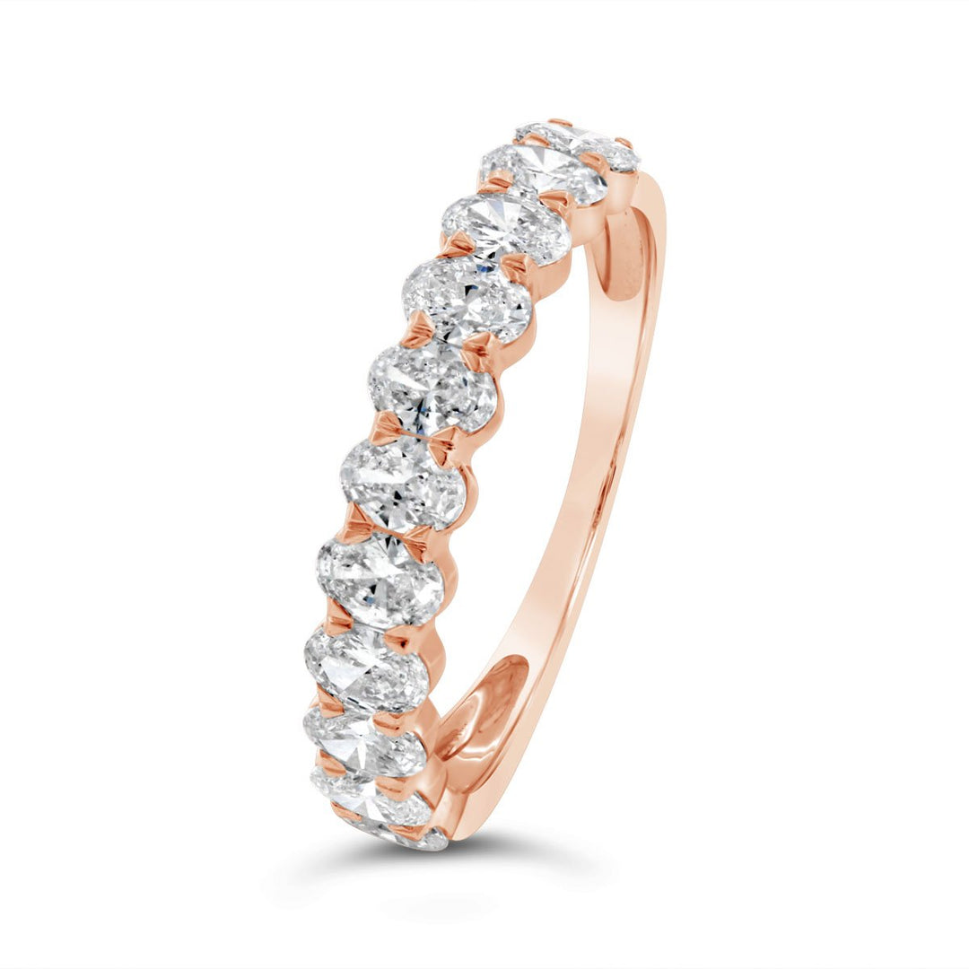 Half Way Set Lab Grown Diamond Band