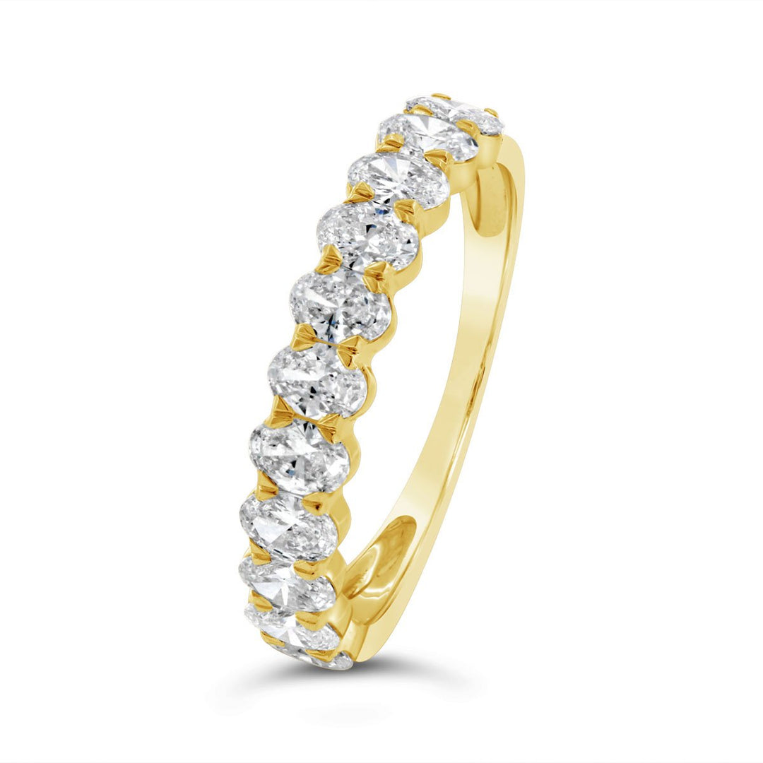 Half Way Set Lab Grown Diamond Band