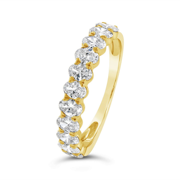Half Way Set Lab Grown Diamond Band