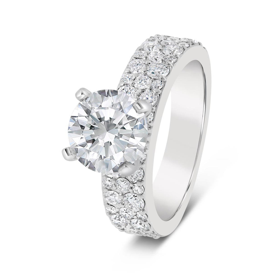 Custom Design engagement setting - EE070 - The Diamond Guys