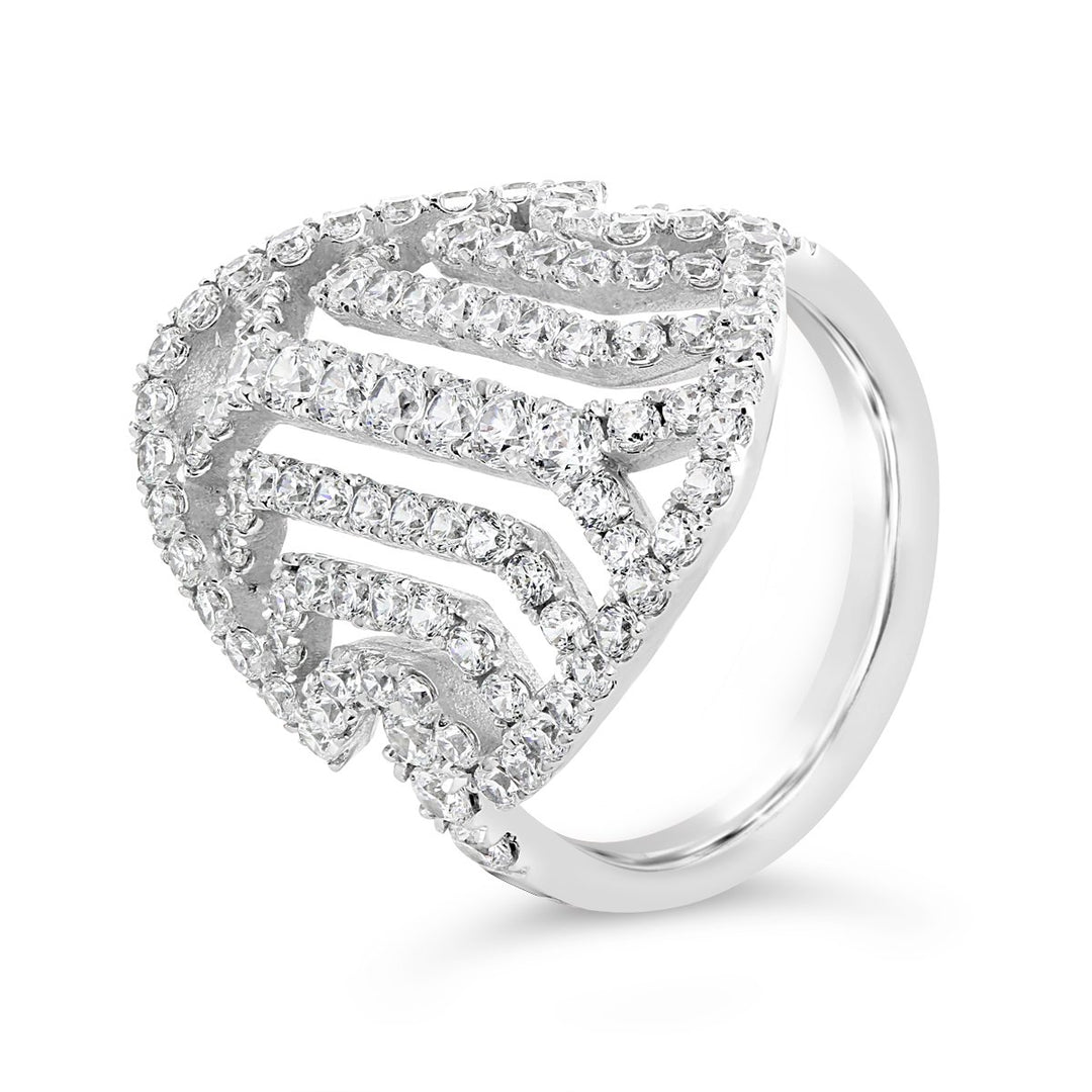 Art Deco Style Diamond Ring - YJF2813R - The Diamond Guys
