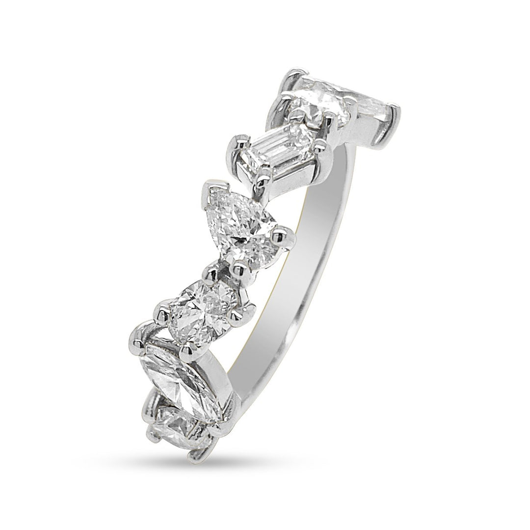 Multi Shaped Lab Grown Diamond Band - 7F1.50Y18