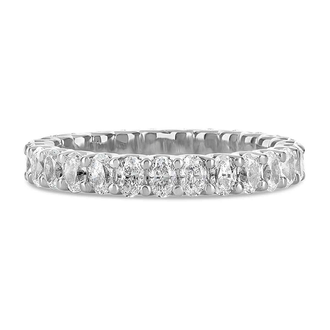 Oval Diamond Eternity Band - YJA8123R