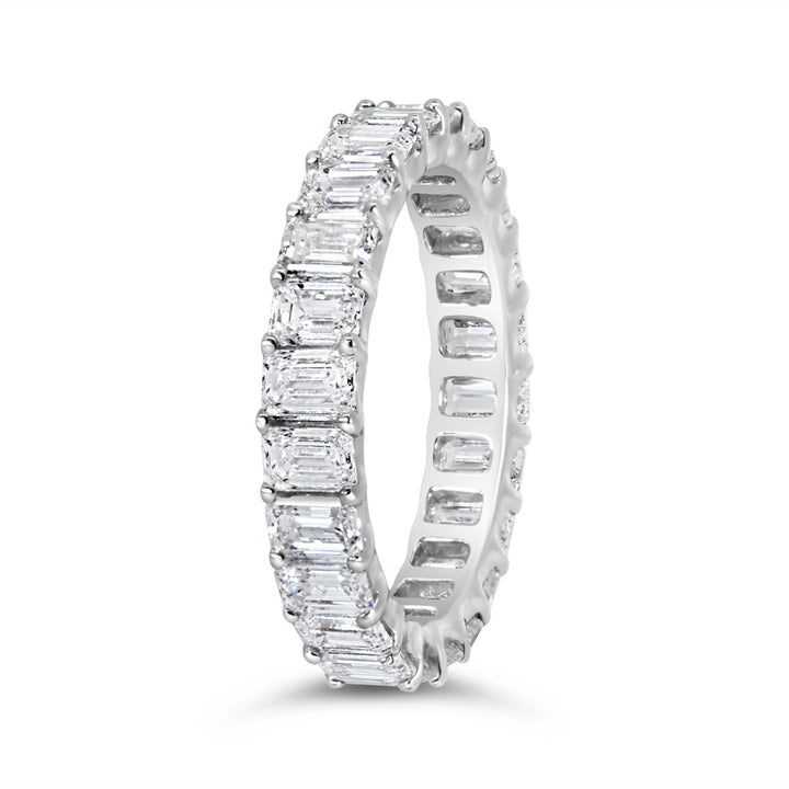 Emerald Cut Lab Grown Diamond Eternity Ring - 3.60 ct. total weight