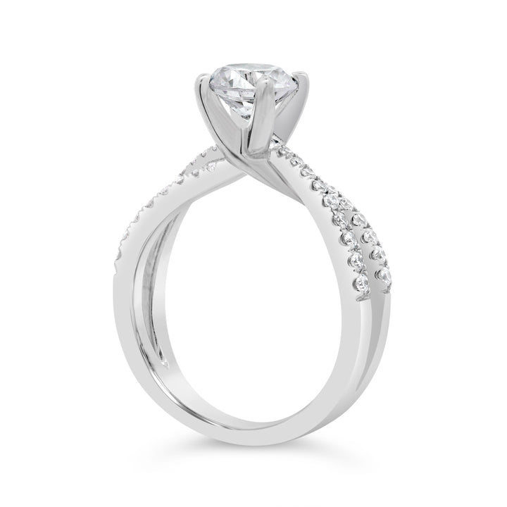 Split Shank Diamond Engagement Ring - GSR06939XR