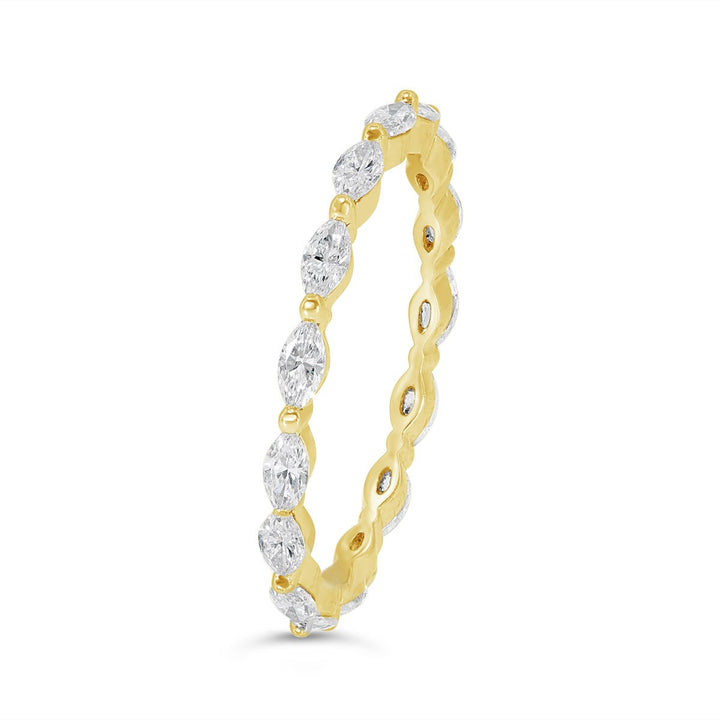 Diamond Eternity Band with Small Sizing Bar - GR5018 - The Diamond Guys