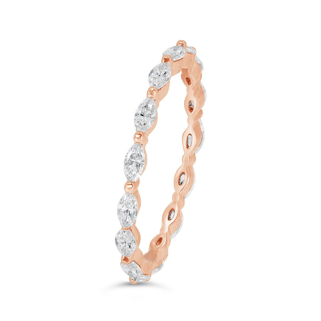 Diamond Eternity Band with Small Sizing Bar - GR5018 - The Diamond Guys