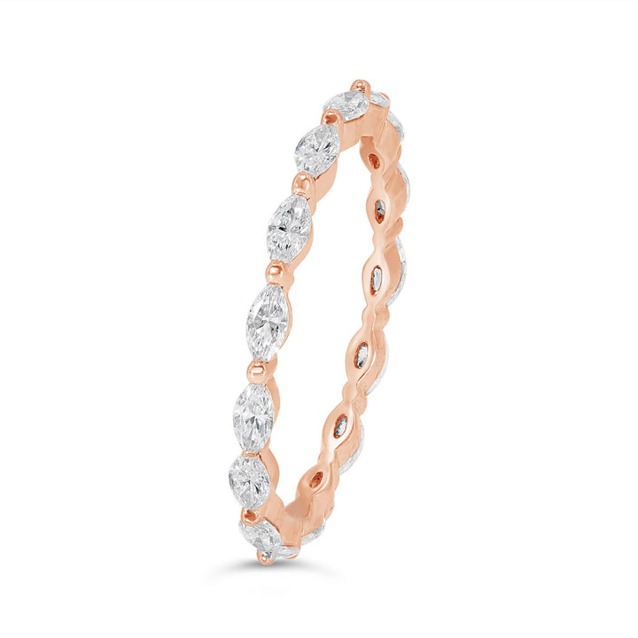 Diamond Eternity Band with Small Sizing Bar - GR5018 - The Diamond Guys