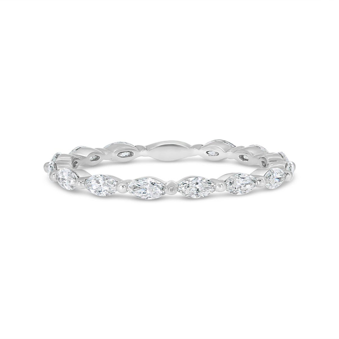Diamond Eternity Band with Small Sizing Bar - GR5018 - The Diamond Guys