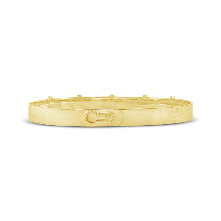 5.80mm Diamond Bangle with Satin Finish