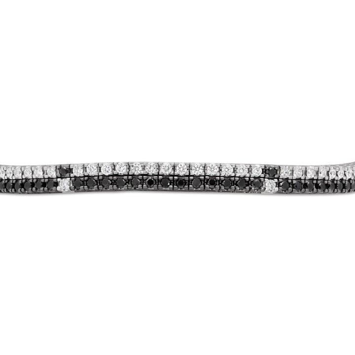 Diamond Double Tennis Bracelet