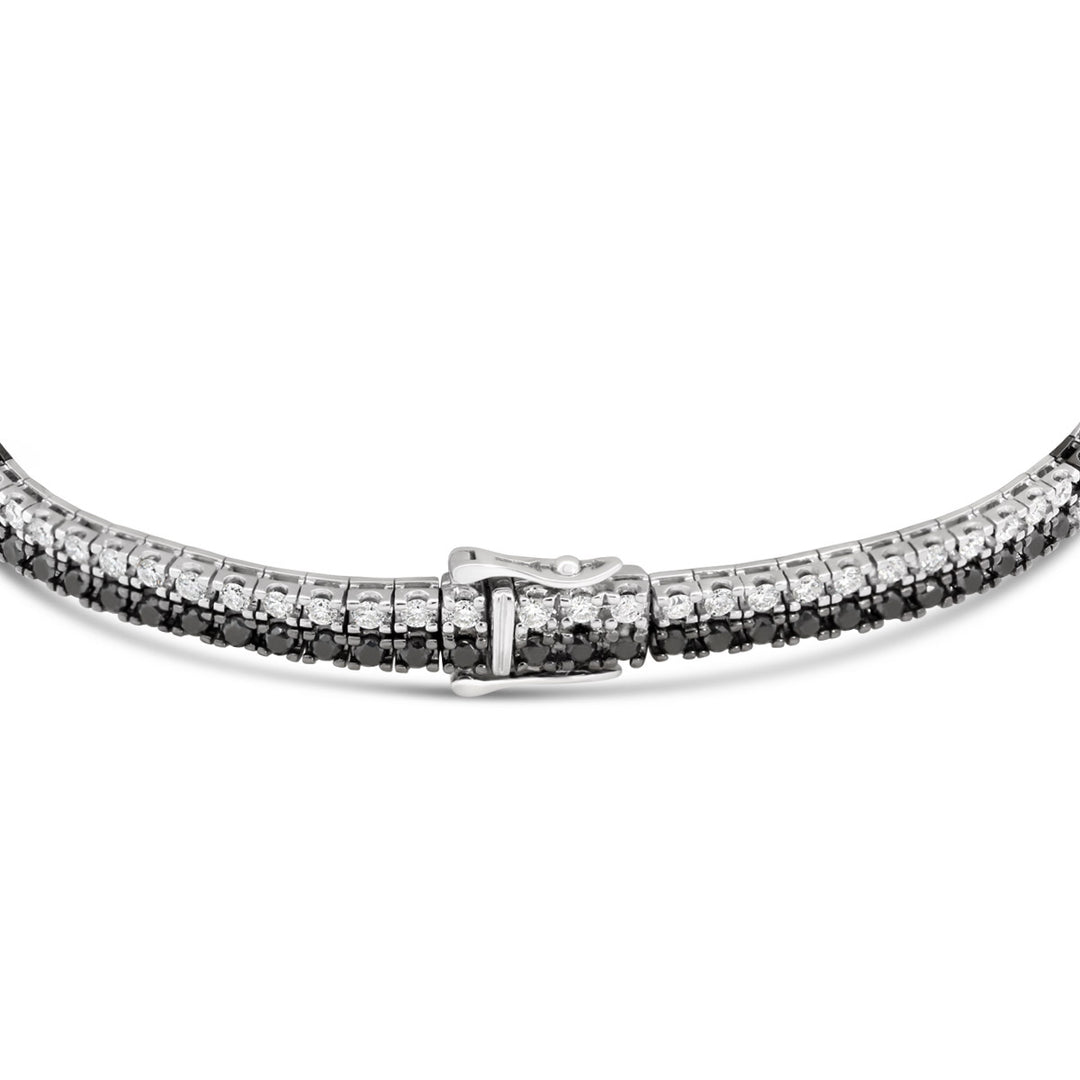 Diamond Double Tennis Bracelet
