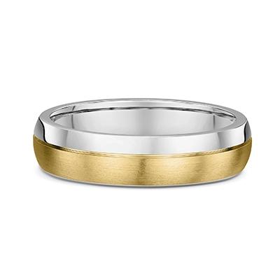 Men's Two Tone Wedding Band - 1987 - The Diamond Guys