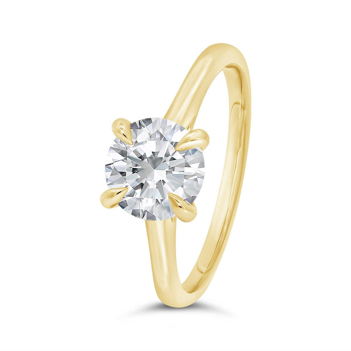 Claw Prongs Solitaire Engagement Ring - N0423SMA - The Diamond Guys