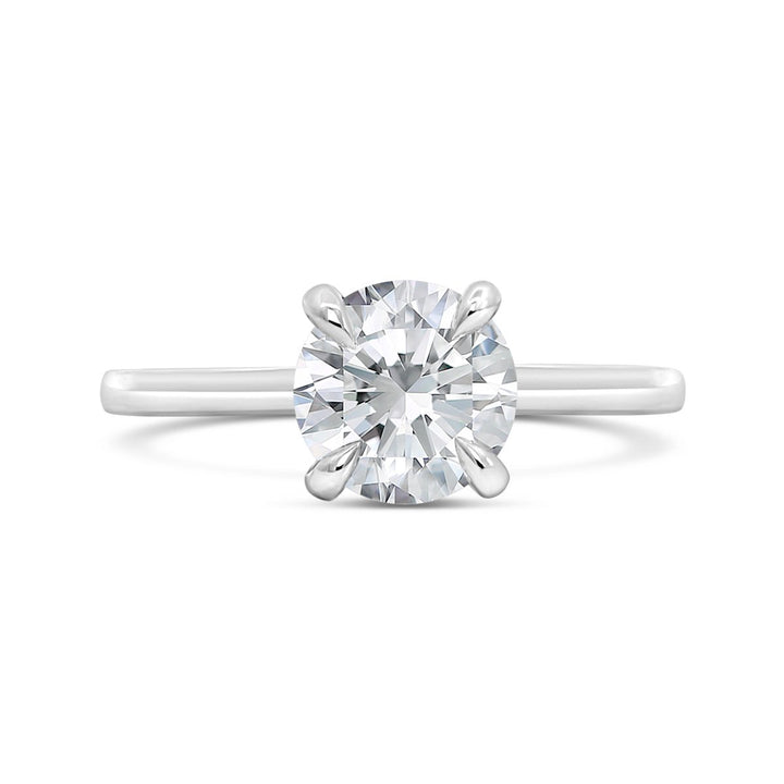 Claw Prongs Solitaire Engagement Ring - N0423SMA - The Diamond Guys