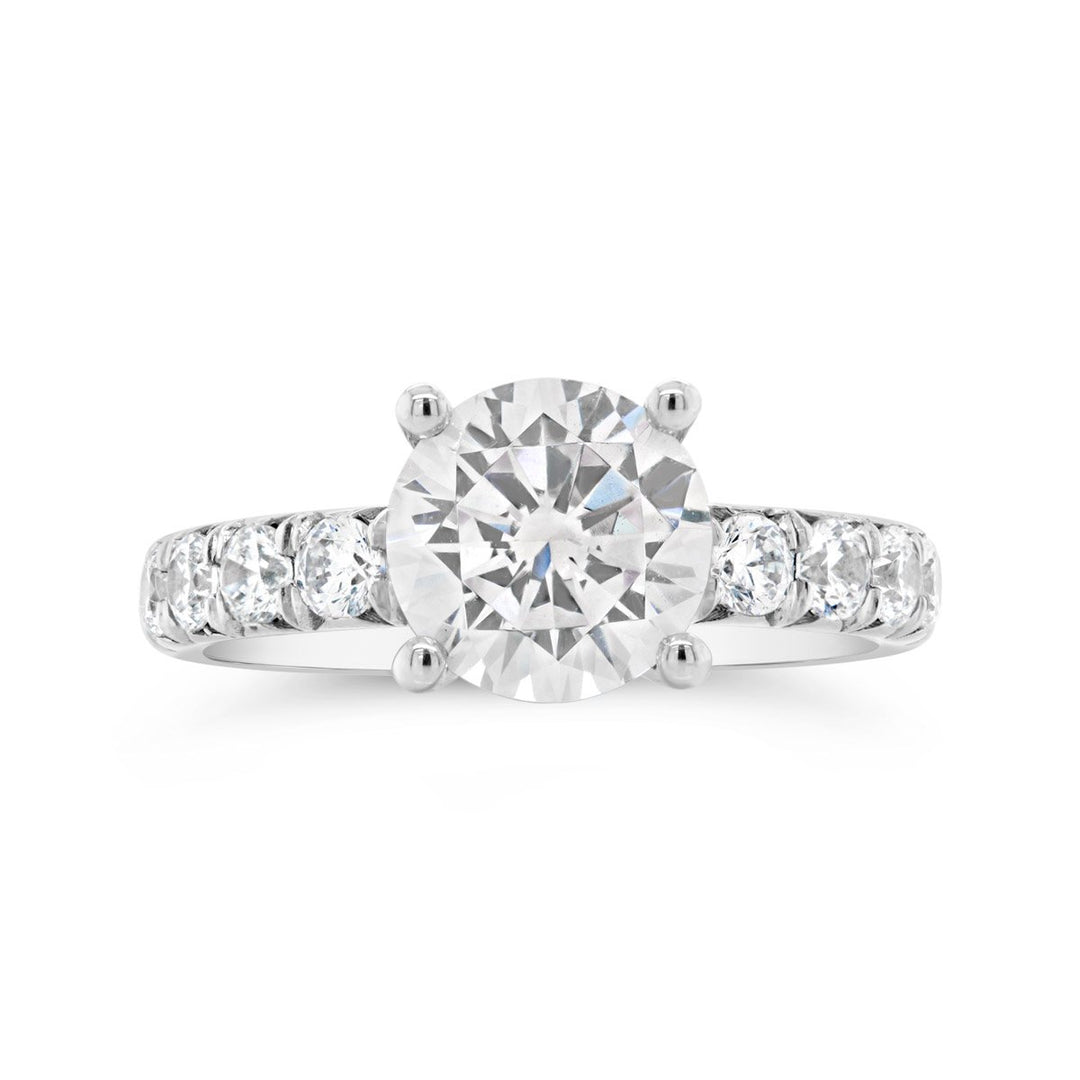 One Piece Casting Diamond Engagement Ring - The Diamond Guys