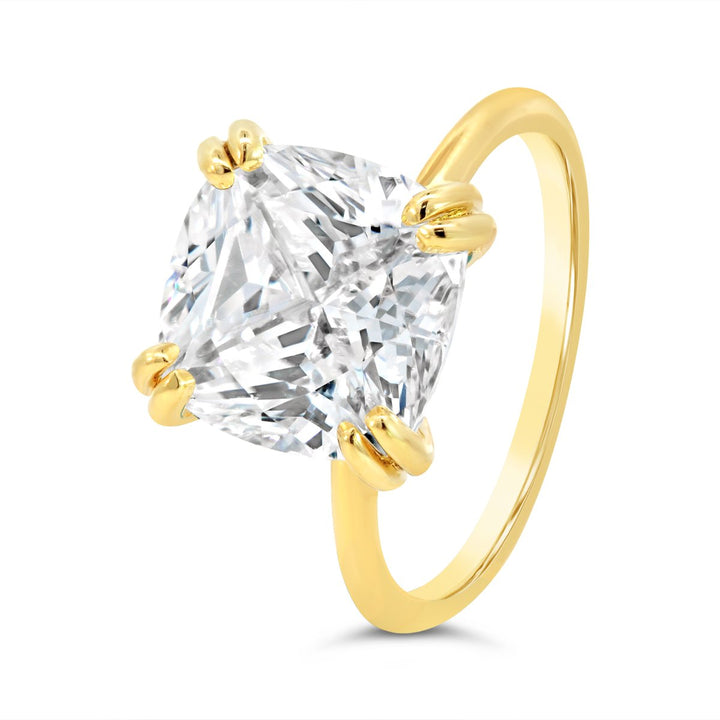 One Piece Casting Solitaire Diamond Engagement Ring - YJA7696R
