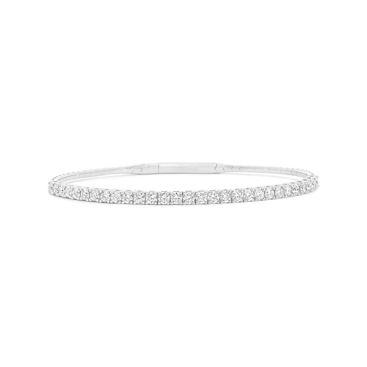 Half Eternity Diamond Bangle - BG321C
