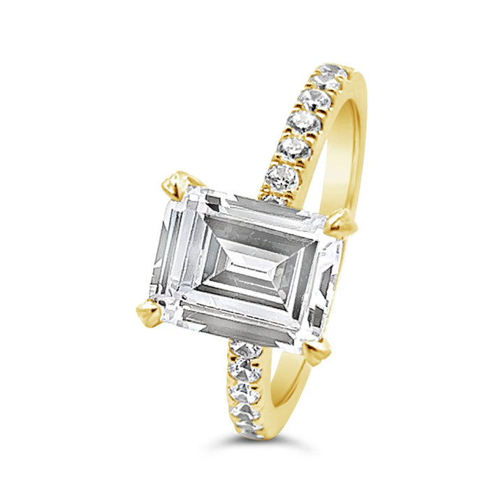 Classic Pave Diamond Engagement Ring - The Diamond Guys