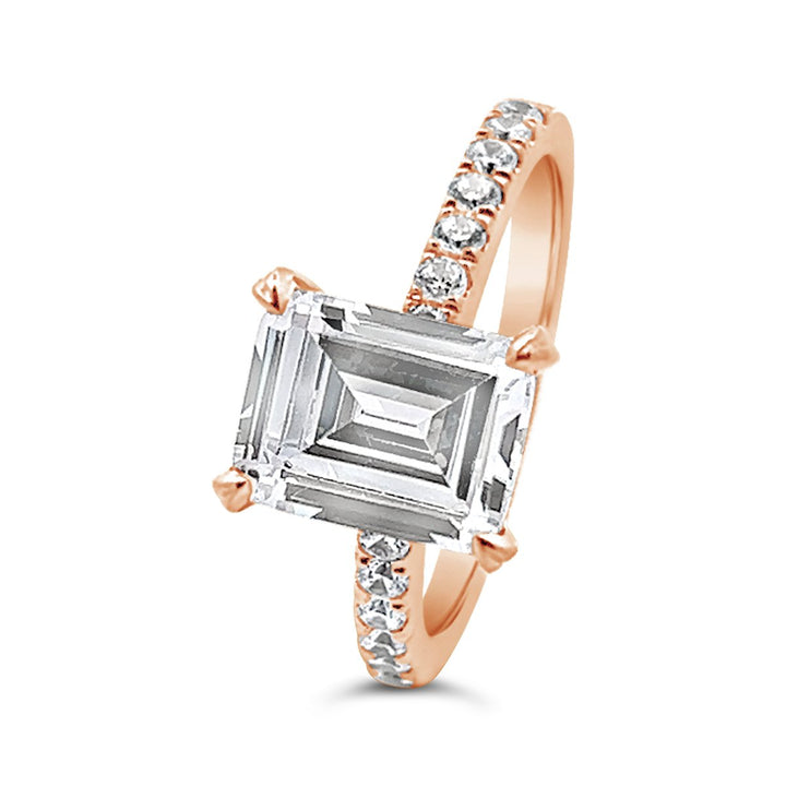Classic Pave Diamond Engagement Ring - The Diamond Guys