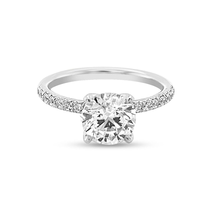 Timeless Pave Diamond Engagement Ring - The Diamond Guys