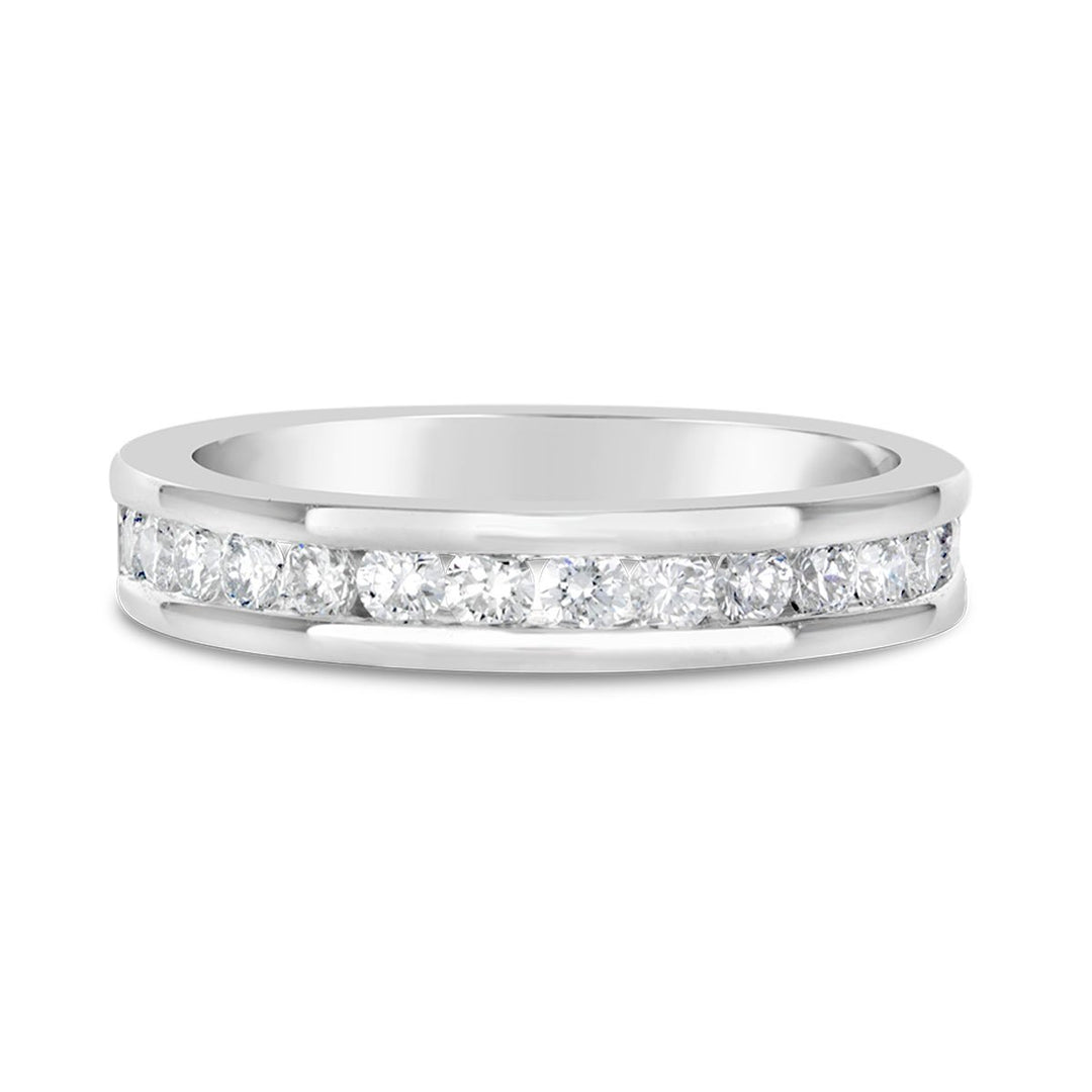 Channel Set Diamond Band - MR7080 - The Diamond Guys
