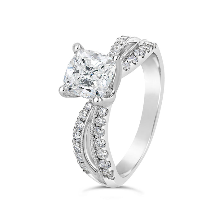 Split Shank Diamond Engagement Ring - GSR9181