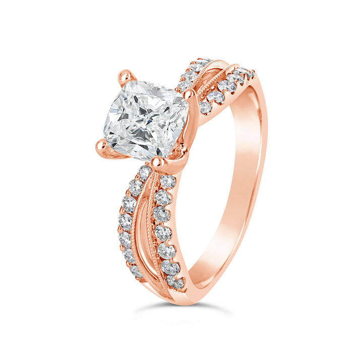 Split Shank Diamond Engagement Ring - GSR9181