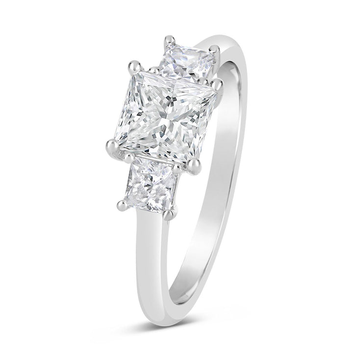 Three Stone Diamond Engagement Ring - The Diamond Guys