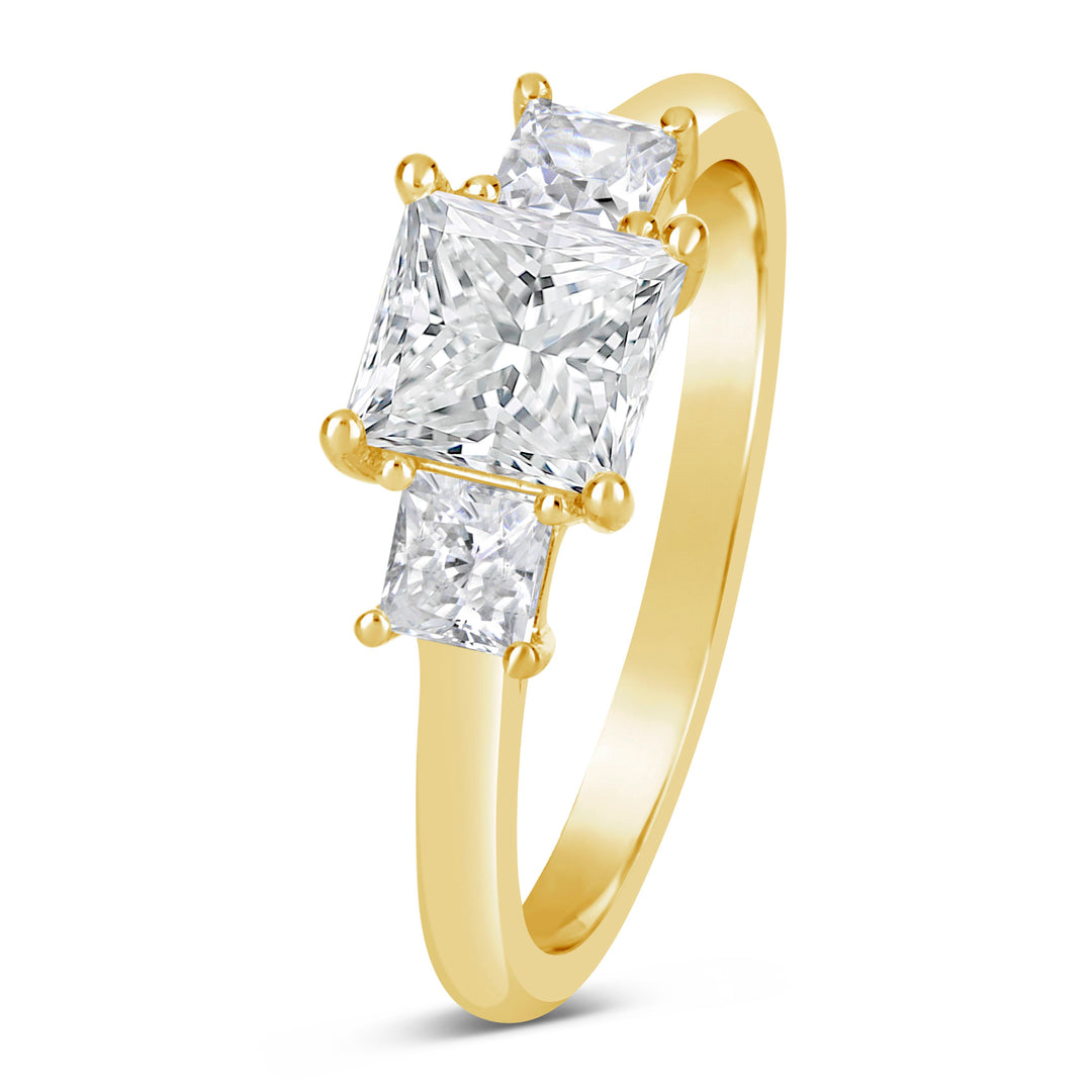 Three Stone Diamond Engagement Ring - The Diamond Guys