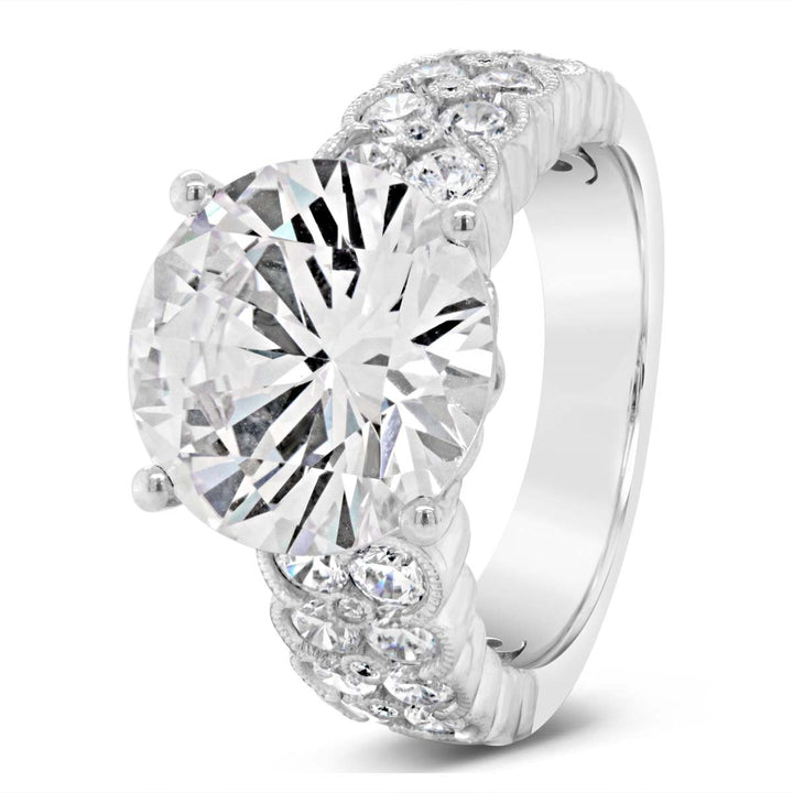 Vintage Inspired Diamond Engagement Ring - YJC3529R - The Diamond Guys