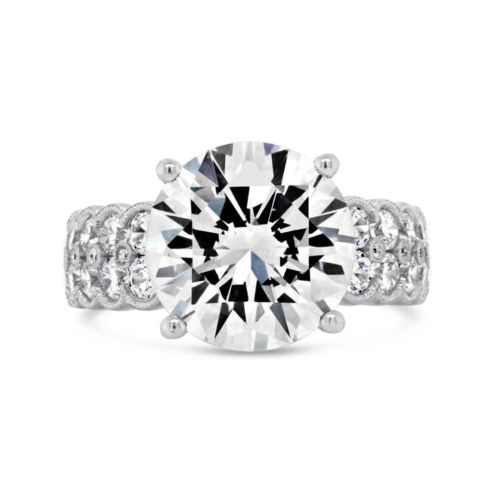 Vintage Inspired Diamond Engagement Ring - YJC3529R - The Diamond Guys