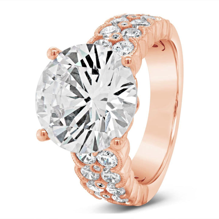 Vintage Inspired Diamond Engagement Ring - YJC3529R - The Diamond Guys