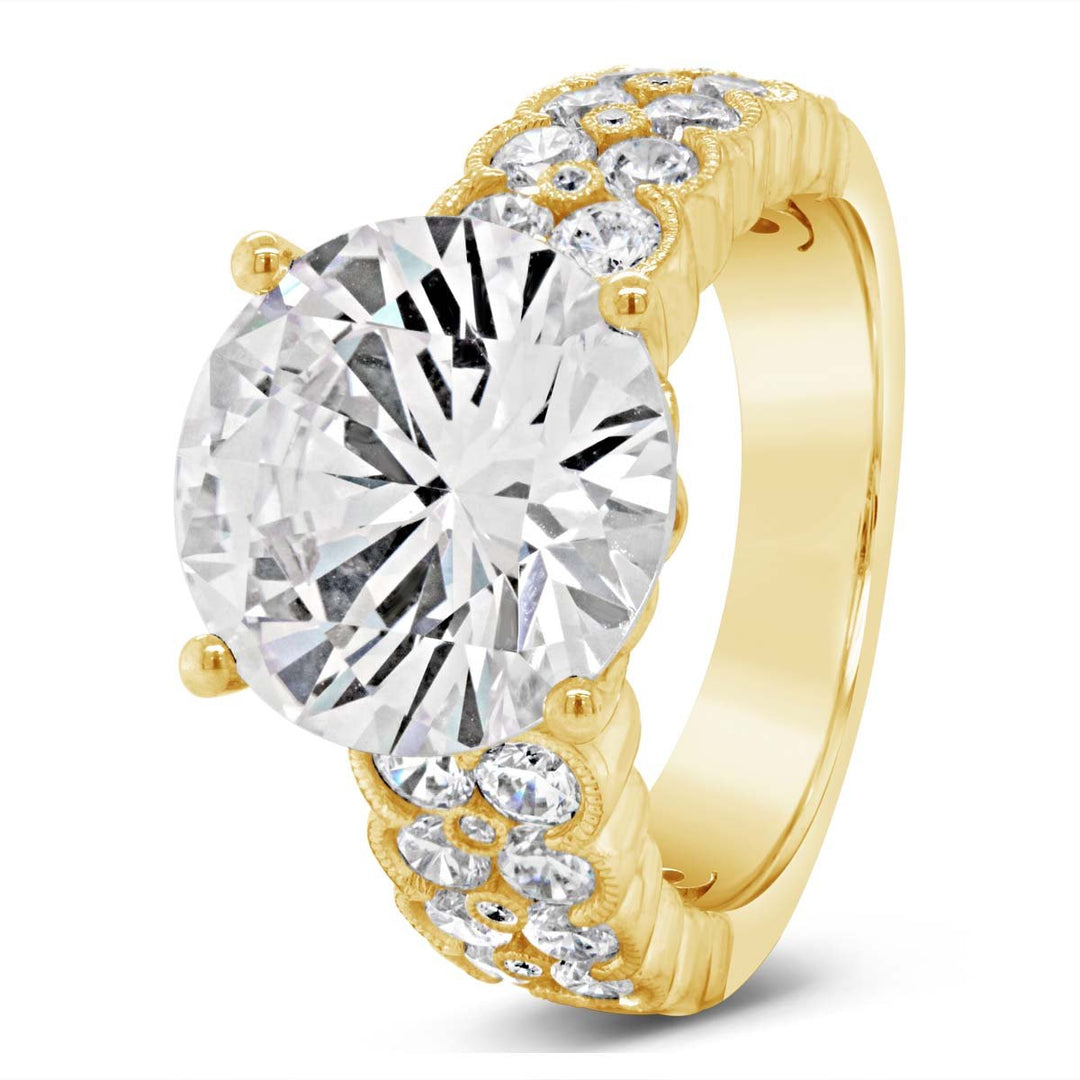 Vintage Inspired Diamond Engagement Ring - YJC3529R - The Diamond Guys