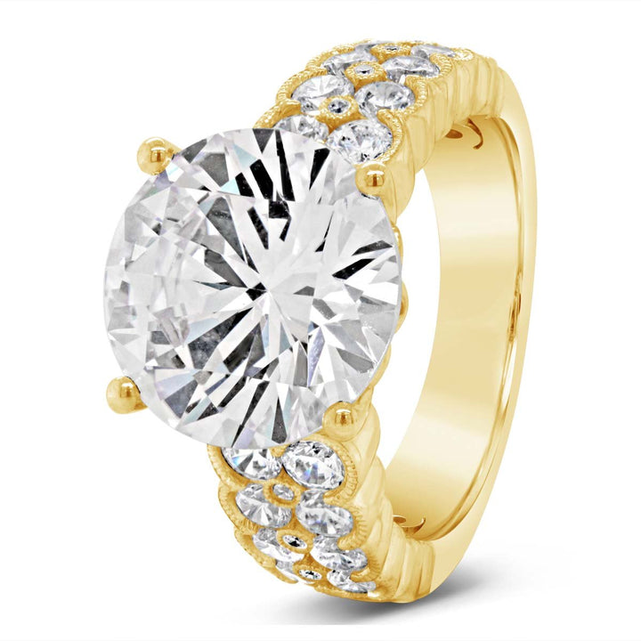 Vintage Inspired Diamond Engagement Ring - YJC3529R - The Diamond Guys