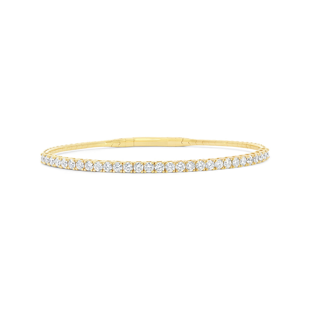 Half Eternity Diamond Bangle - BG321C