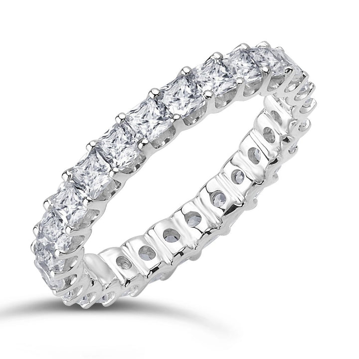 Princess Cut Diamond Eternity Band - ACE008