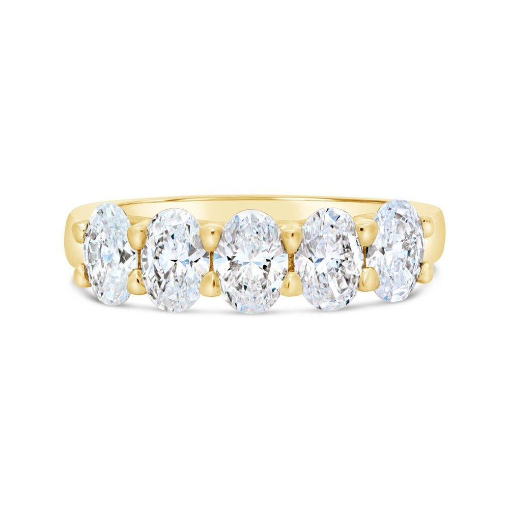 Oval Lab Grown Diamond Band - 5OVU1.5Y - The Diamond Guys