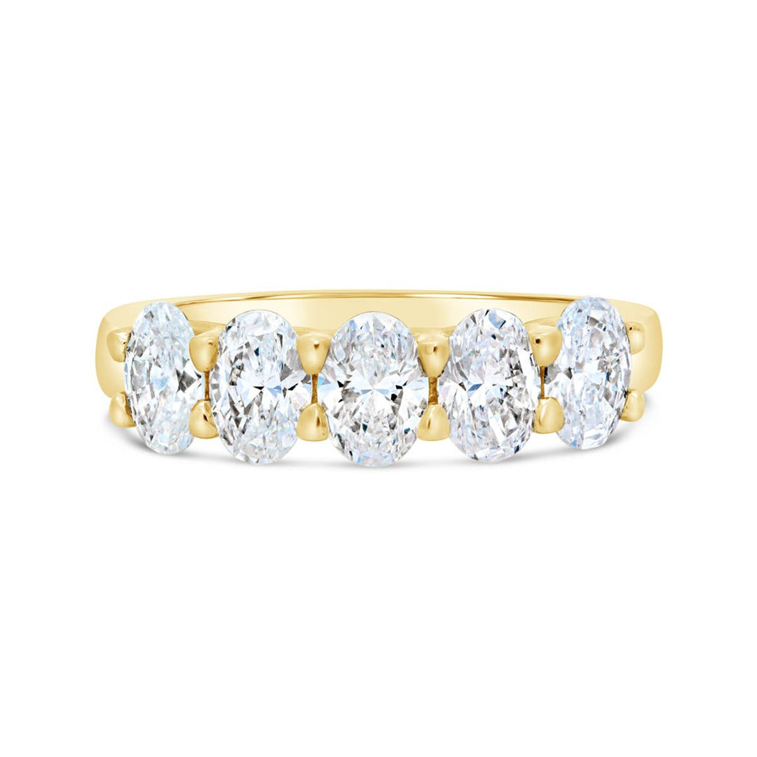 Oval Lab Grown Diamond Band - 5OVU1.5Y - The Diamond Guys
