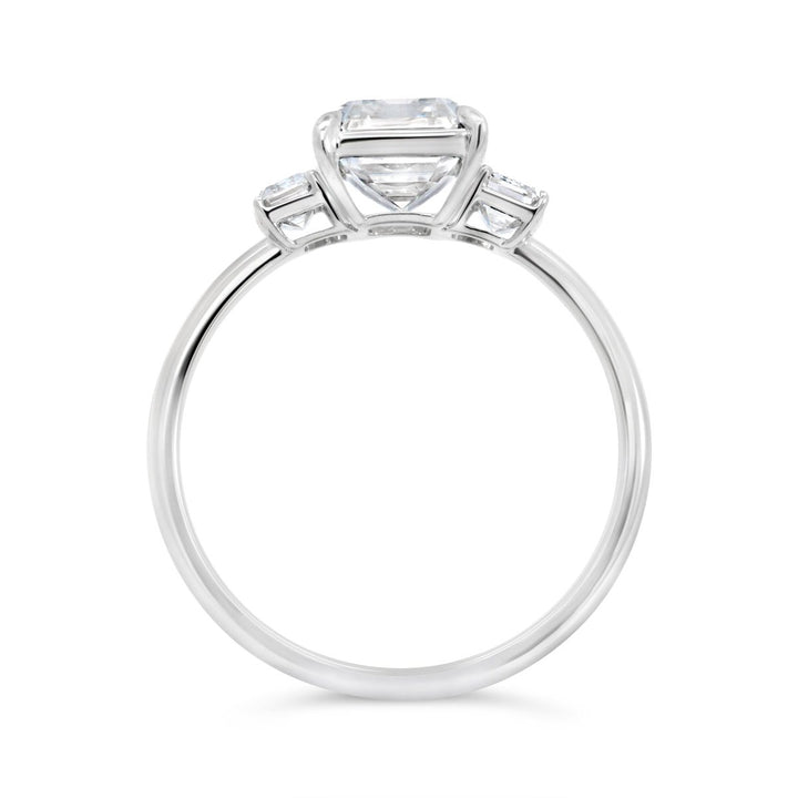 Lab Grown Diamond Three Stone Engagement Ring - 250935RW - The Diamond Guys
