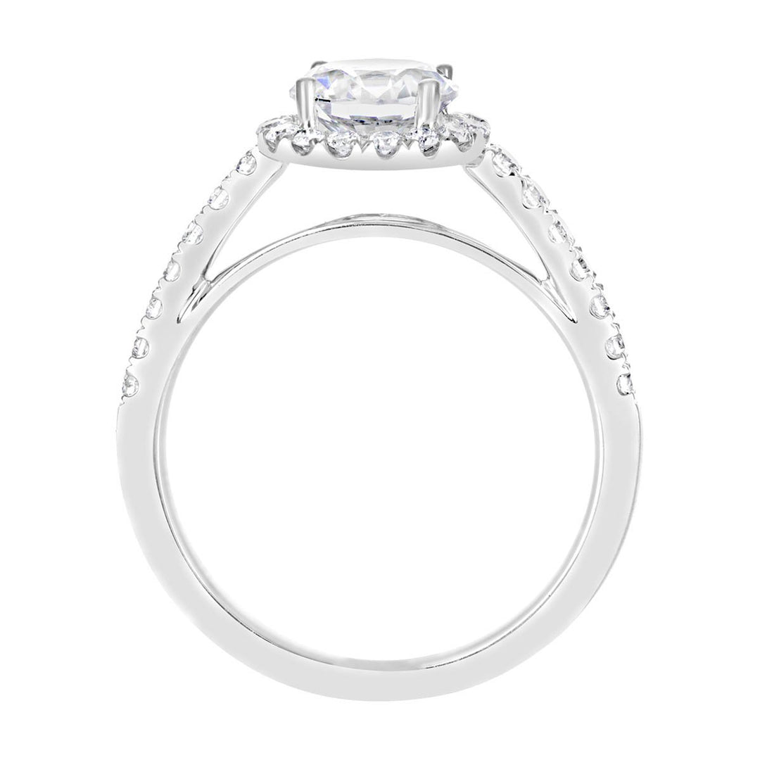 Diamond Halo Engagement Ring - The Diamond Guys