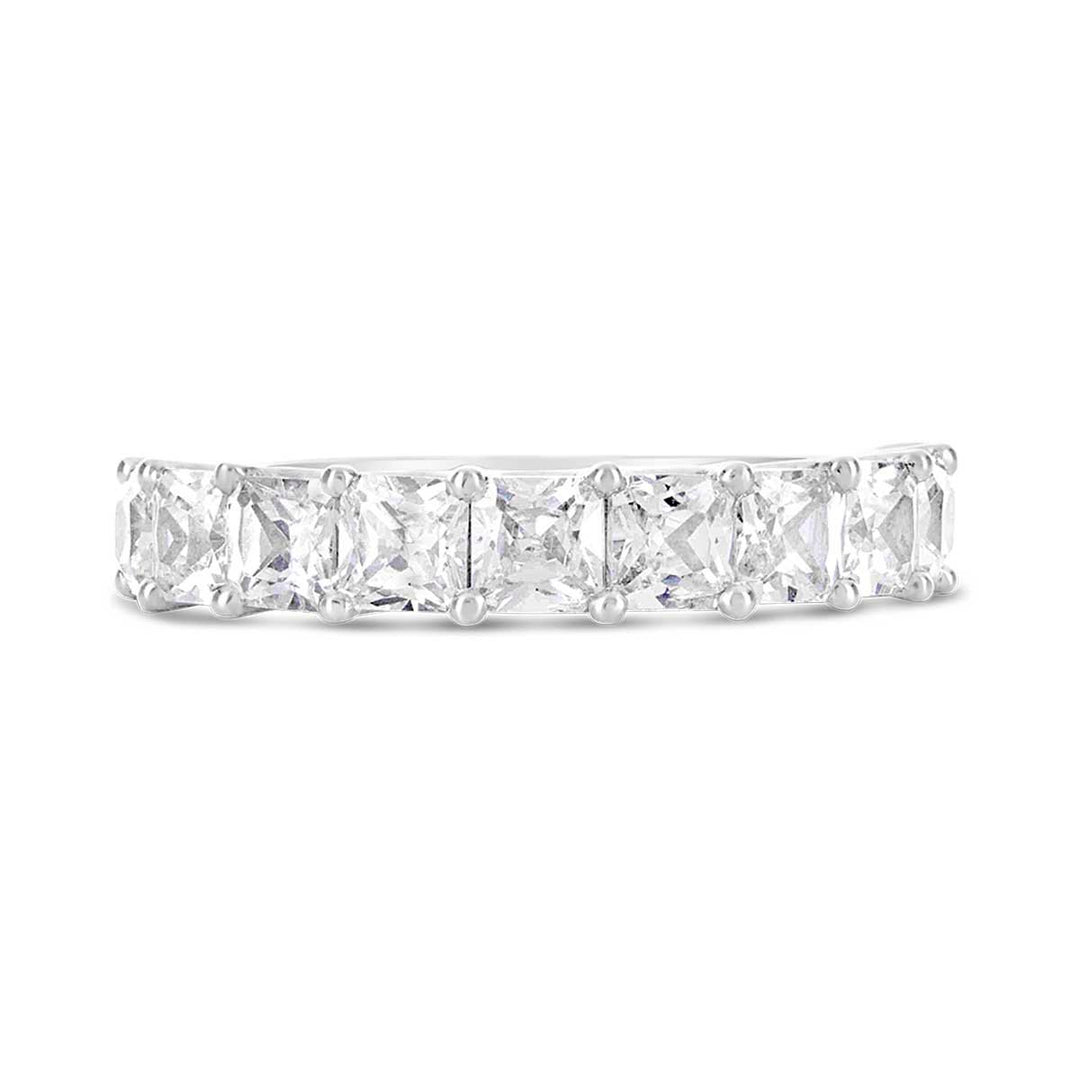 Asscher Cut Diamond Band - YJA8372RBA - The Diamond Guys