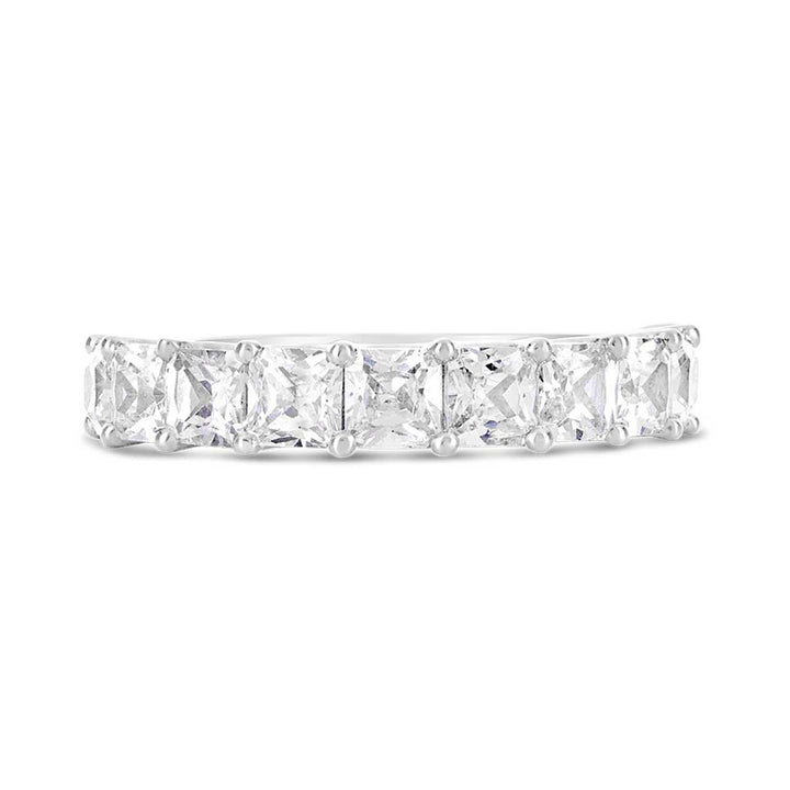 Asscher Cut Diamond Band - YJA8372RBA - The Diamond Guys