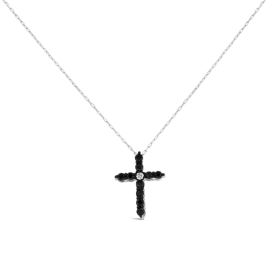 Diamond Pave Cross Necklace - The Diamond Guys