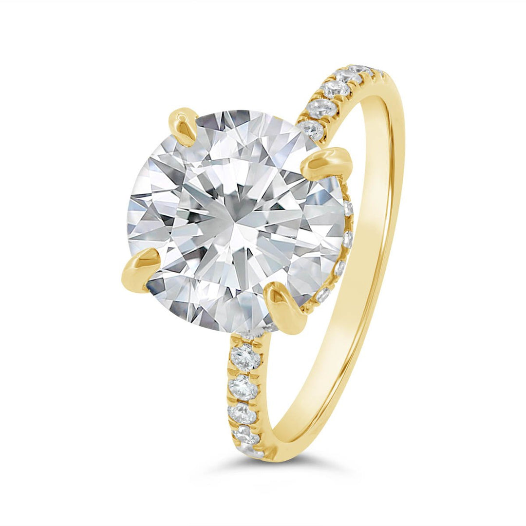 Pave Engagement Ring Diamond Collar - MR95241
