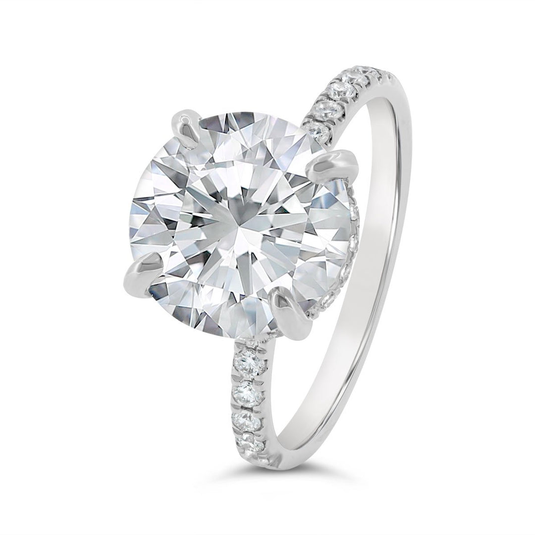 Pave Engagement Ring Diamond Collar - MR95241