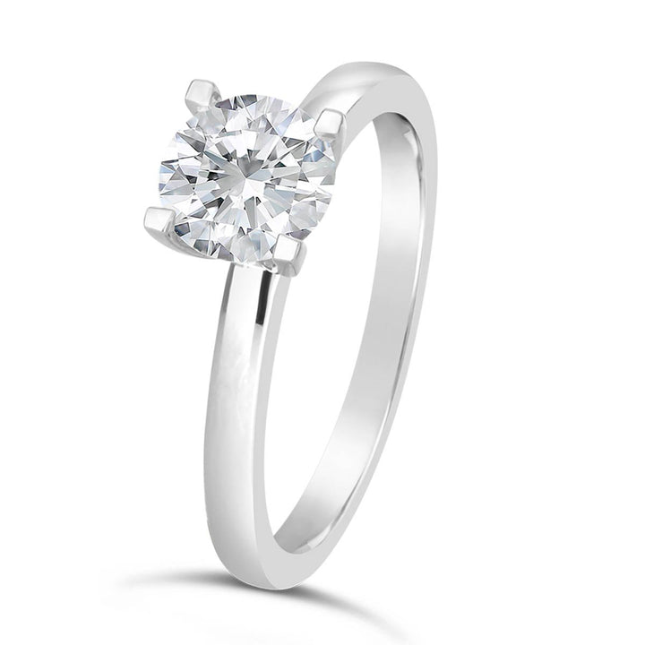 Classic Diamond Solitaire Engagement Ring